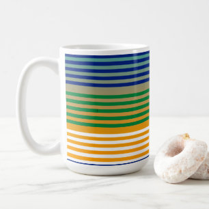 Taza De Café Moda moderna a rayas