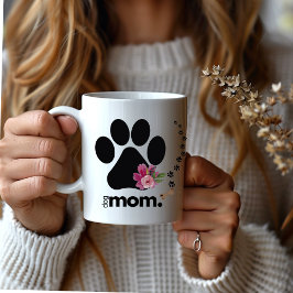 Taza De Café Moda Paw Moderno Imprimir Perro Mamá Café Mug