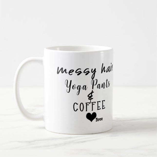 Taza De Café Moda personalizada de cafés para pantalones de yog (Izquierda)