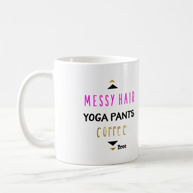 Taza De Café Moda personalizada de cafés para pantalones de yog (Izquierda)