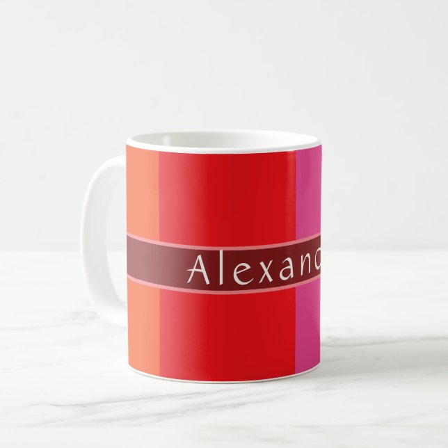 Taza De Café Moda personalizada estrangulada (Anverso izquierdo)