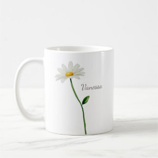 Taza De Café moda personalizada personalizado daisy