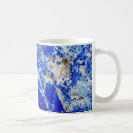 Taza De Café Moda Piedra moderna de mármol azul