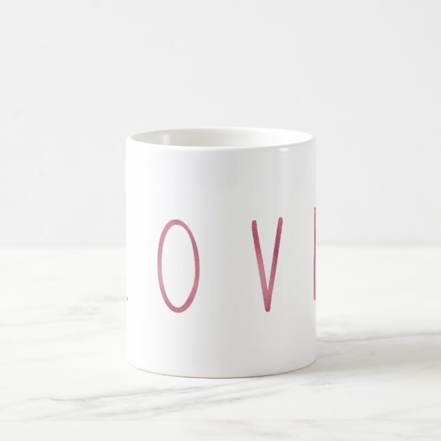 Taza De Café Moda Sparkle Love (Centro)