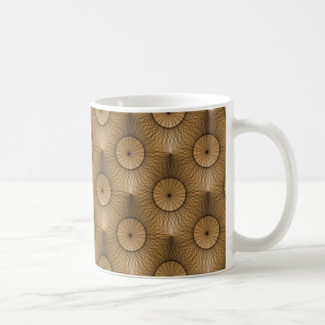 Taza De Café Moda ultramoderna Mug, beige dorado (Derecha)