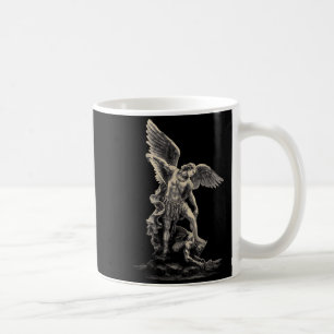 Taza De Café Moda urbana cristiana Arcángel Miguel Religiosa F