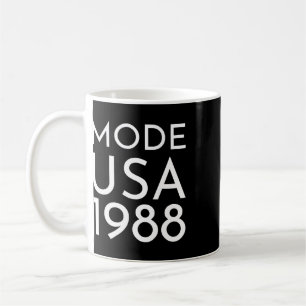 Taza De Café Moda Usa 1988 M Tour