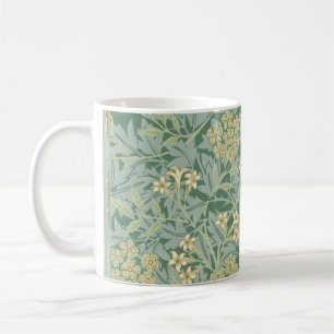 Taza De Café Modelación de Jasmine William Morris Floral