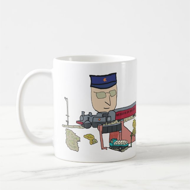 Taza De Café Modelación ferroviaria (Izquierda)