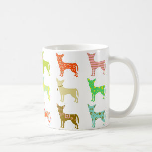 Taza De Café modelar-chihuahuas