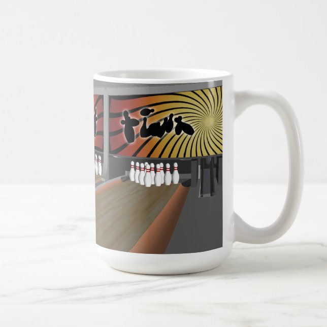 Taza De Café modelo 3D: Bolera: (Derecha)