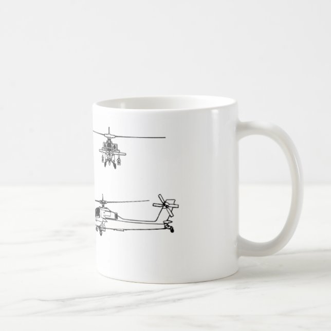 Taza De Café Modelo AH-64 (Derecha)
