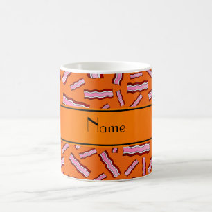 Taza De Café Modelo anaranjado conocido personalizado del