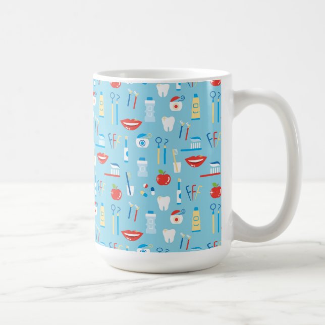 Taza De Café Modelo azul dental (Derecha)