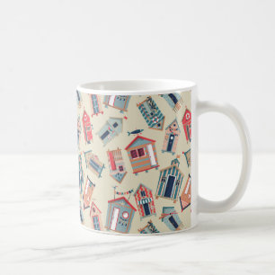 Taza De Café Modelo de la choza de la playa
