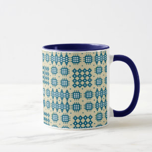 Taza de café: Modelo de la tapicería Galés, mar