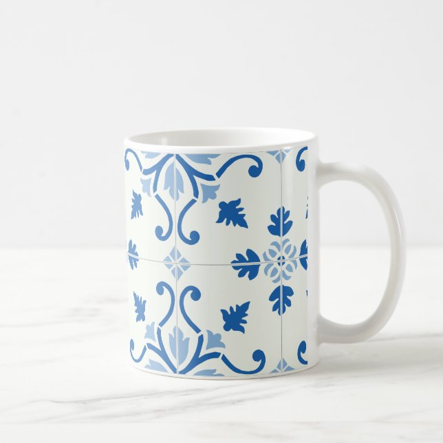 Taza De Café Modelo de la teja de Azulejo del portugués del (Derecha)