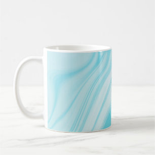 Taza De Café Modelo de mármol azul claro