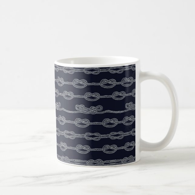 Taza De Café Modelo de nudos marino (Derecha)