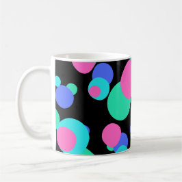 Taza De Café Modelo de resumen de burbujas