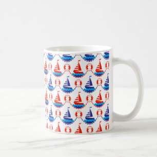 Taza De Café Modelo del barco de vela