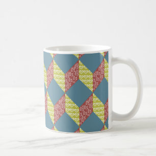 Taza De Café Modelo del bloque del bebé del edredón en colore