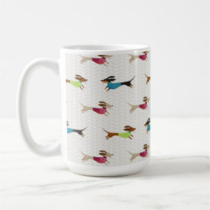 Taza De Café Modelo delicioso del Dachshund