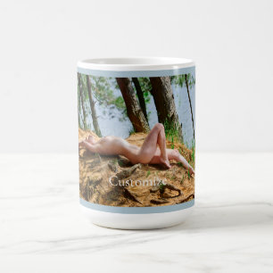 Taza De Café Modelo femenino de baños de sol Thunder_Cove