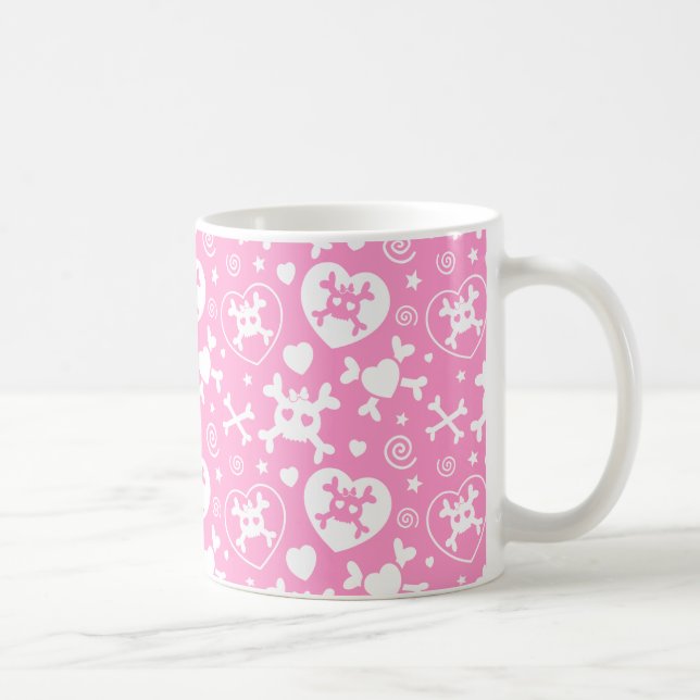 Taza De Café Modelo femenino del cráneo (Derecha)