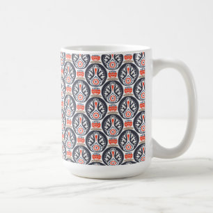 Taza De Café Modelo floral del arte popular de Turquía