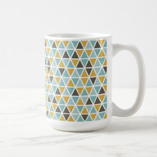 Taza De Café Modelo geométrico del triángulo