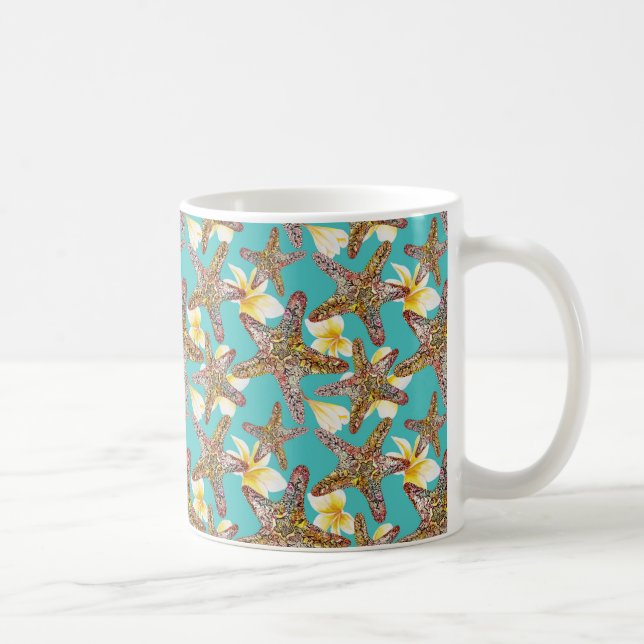 Taza De Café Modelo imaginario de las estrellas de mar (Derecha)