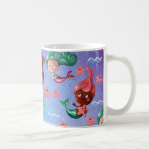 Taza De Café Modelo lindo de la sirena