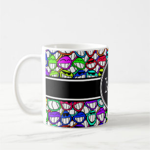 Taza De Café Modelo sonriente fresco I de las caras + su