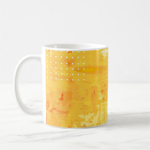 Taza De Café Modern abstract background of bright brush strokes