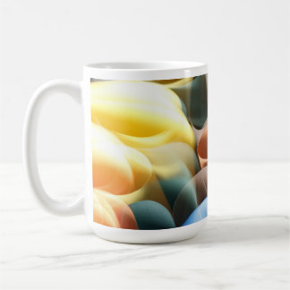 Taza De Café Modern Abstract Beer Stein with Luminous Curves