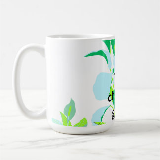 Taza De Café Modern Botanical Leaf