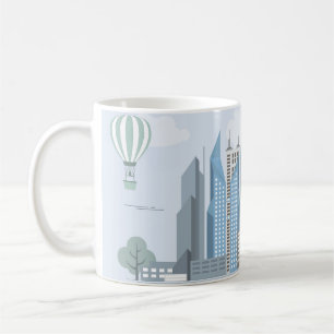 Taza De Café Modern City Life Mug - Urban Street Scene