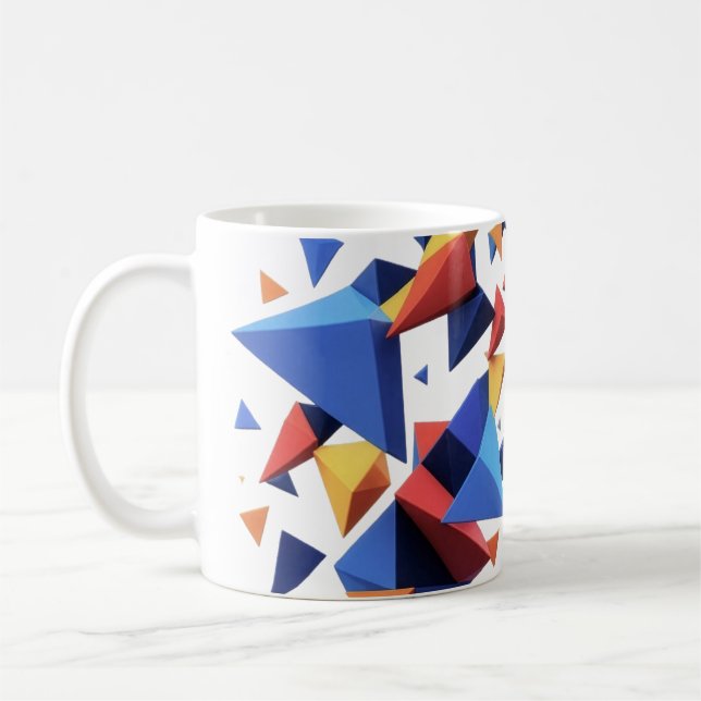 Taza De Café Modern Fragment Grid (Izquierda)