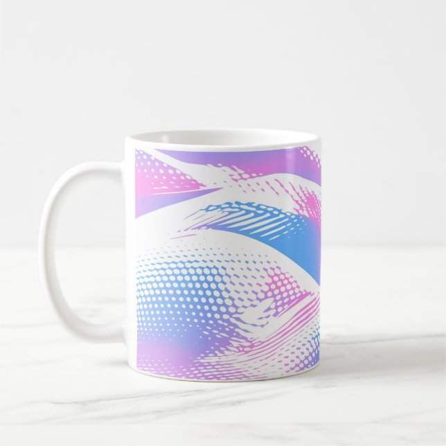 Taza De Café 🌟 Modern Gradient Texture - Smooth & Stylish 🎨 (Izquierda)