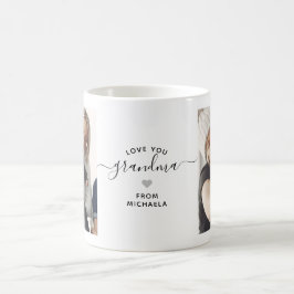Taza De Café Modern Love You Abuela/Nana/Abu/Other 2-Photo