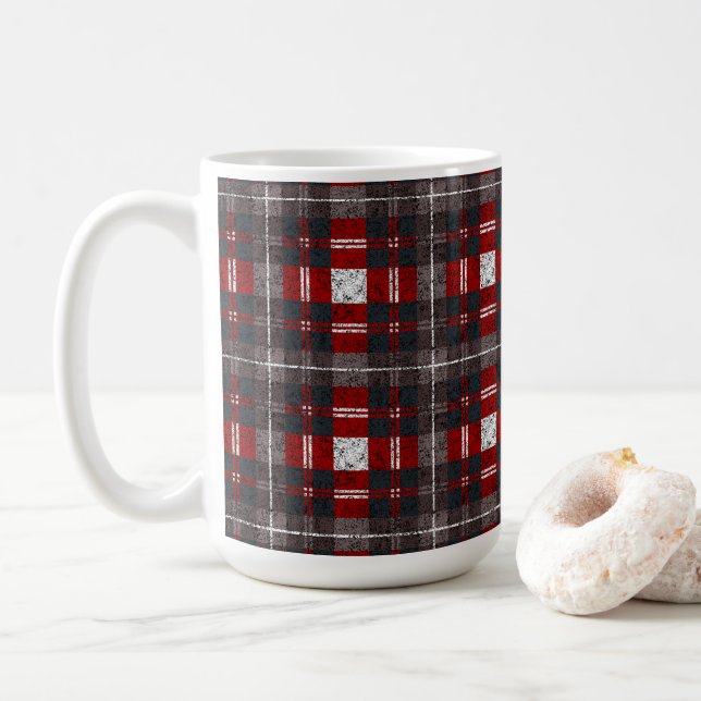 Taza De Café Modern Minimal Pattern (Con donut)