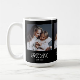 Taza De Café Modern Mom Established Script Black 3 Photo