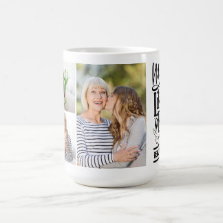 Taza De Café Modern Mother Quote Family Photo Collage 