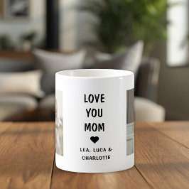 Taza De Café Modern Mothers Day Photo Gift for Mom