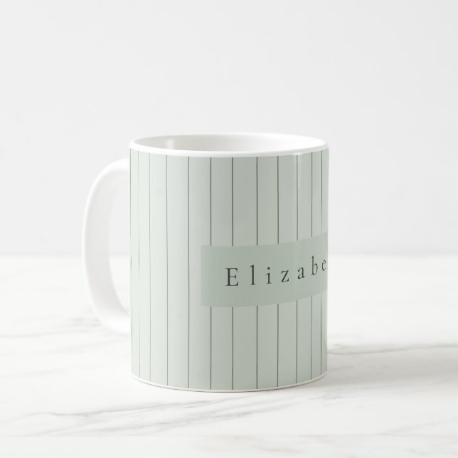 Taza De Café Modern Name Mug  (Anverso izquierdo)