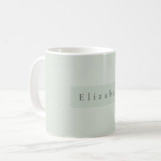 Taza De Café Modern Name Mug 