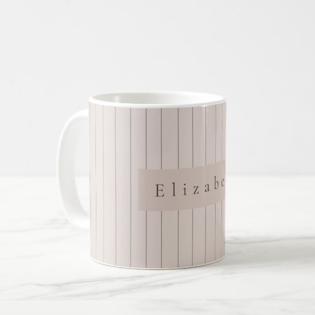 Taza De Café Modern Name Mug  (Anverso izquierdo)