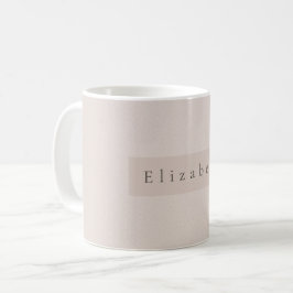 Taza De Café Modern Name Mug 