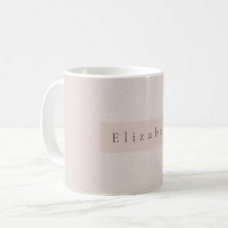 Taza De Café Modern Name Mug 